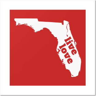 Florida - Live Love Florida Posters and Art